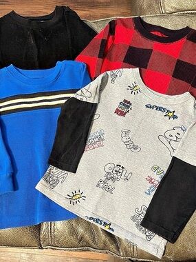 Boys 18M Long-Sleeve Top Bundle